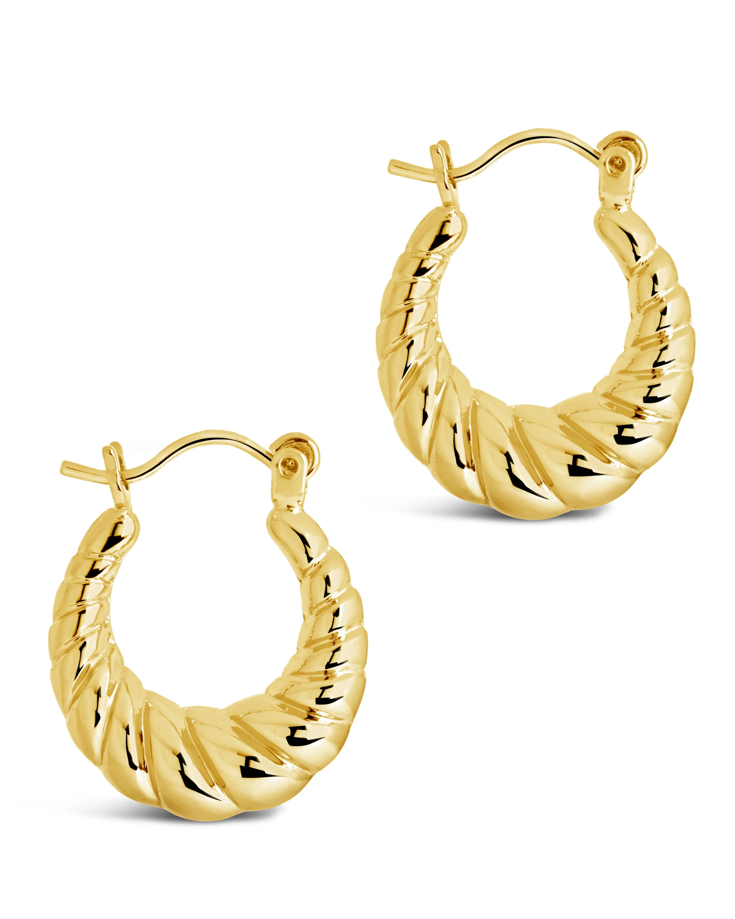 0.7" Croissant Hoops