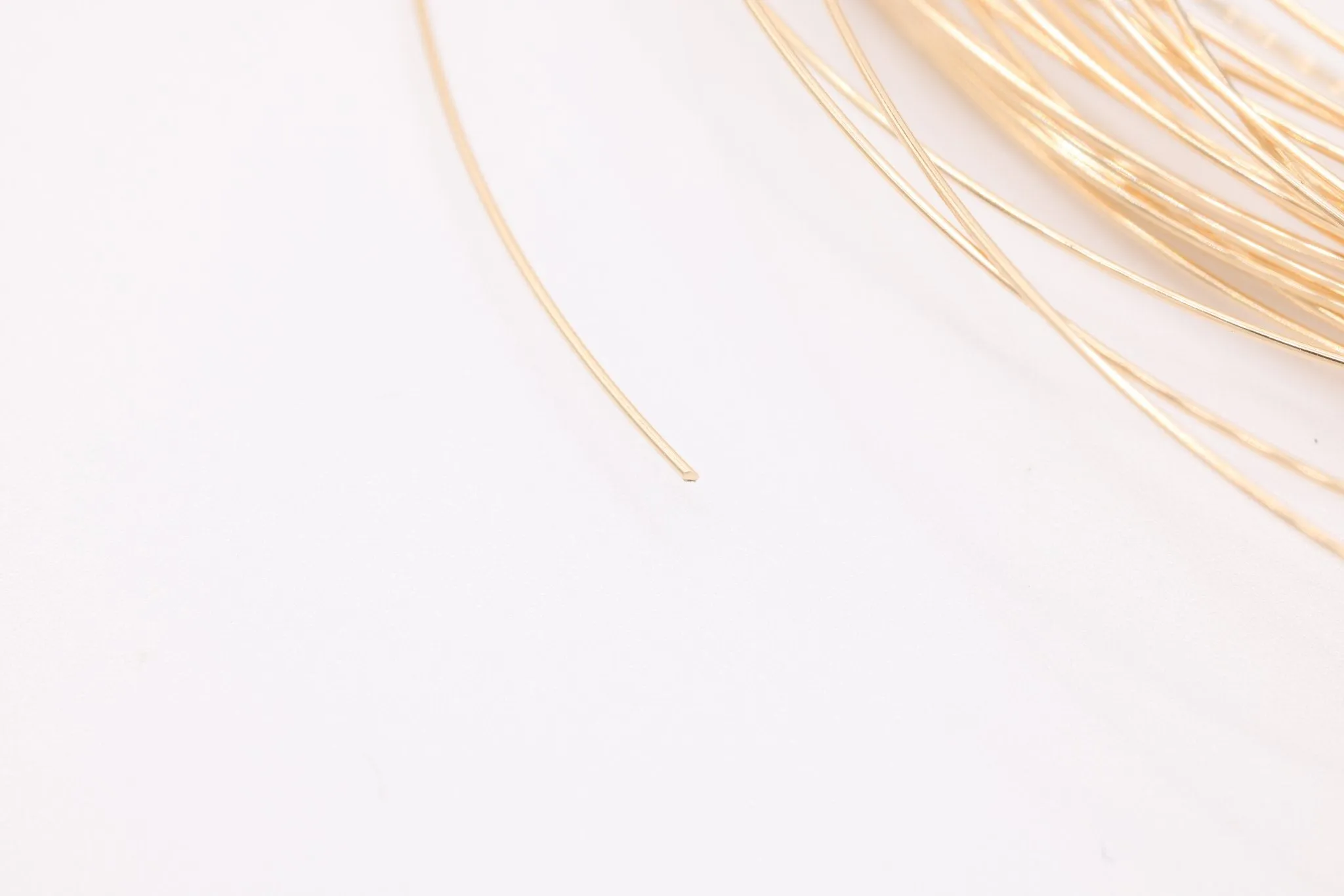 14k Gold Filled Wire, 18 Gauge 1.0mm, Gold Wire, Half Hard Jewelry Wire