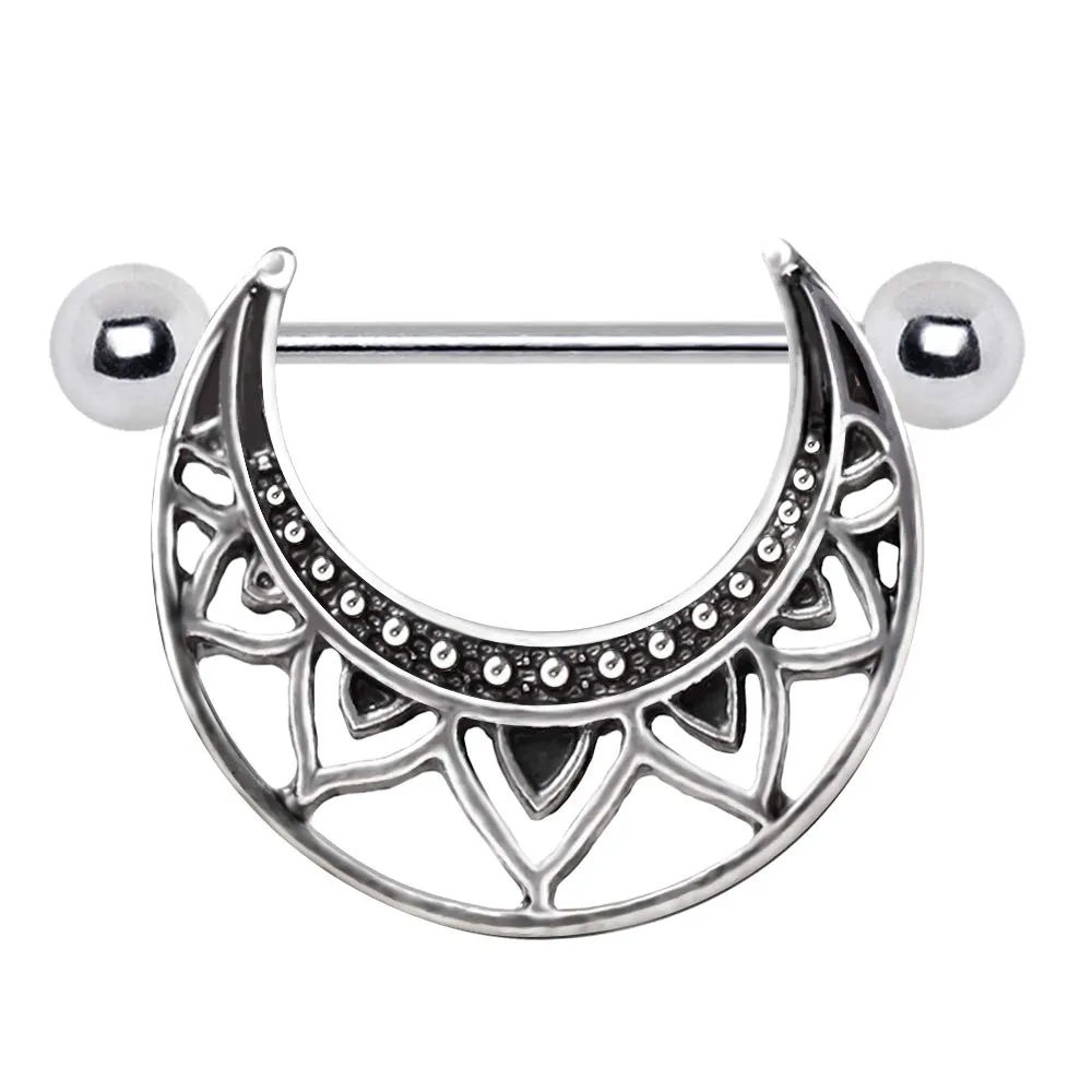 316L Stainless Steel Tribal WildKlass Nipple Shield