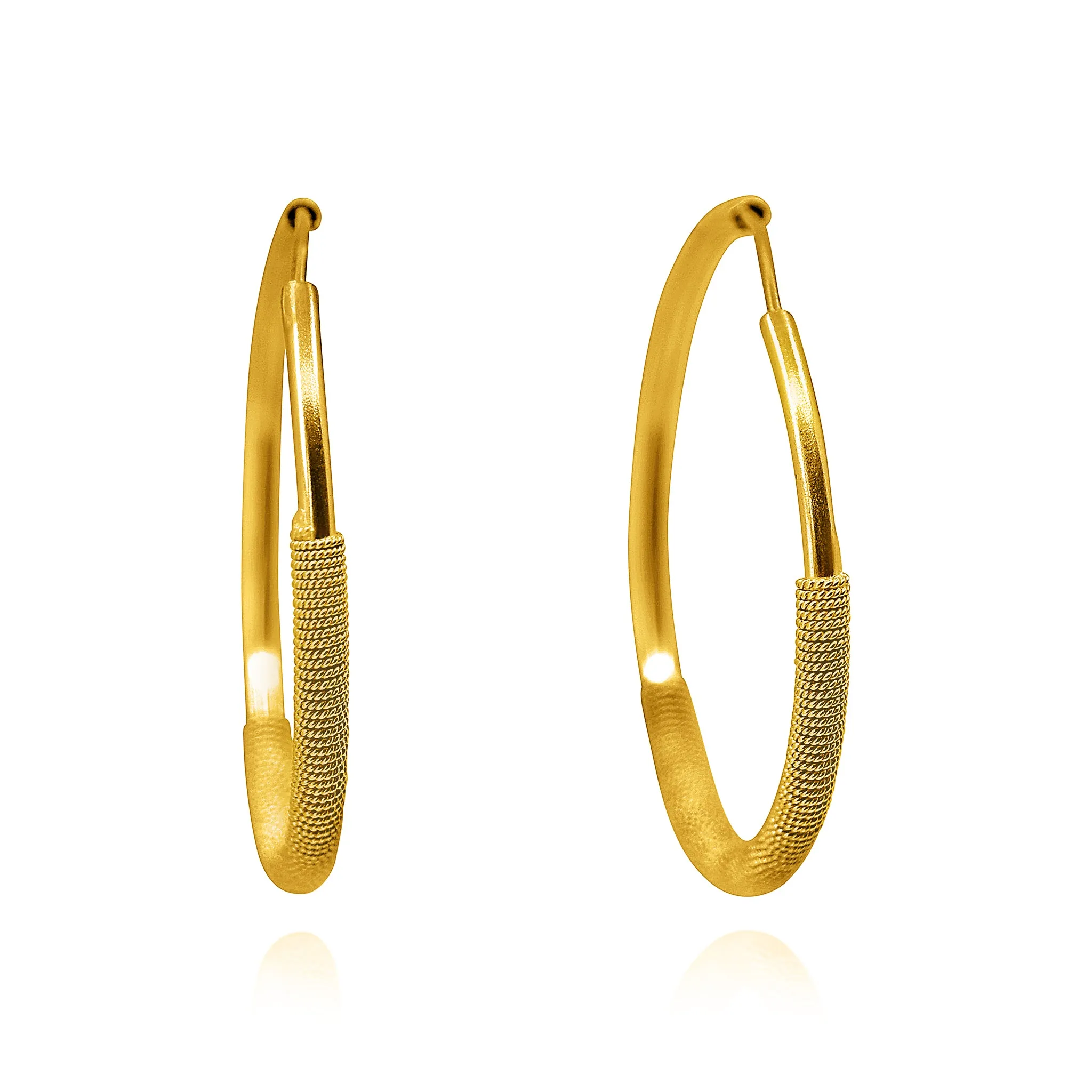 ASHER GOLD HOOPS