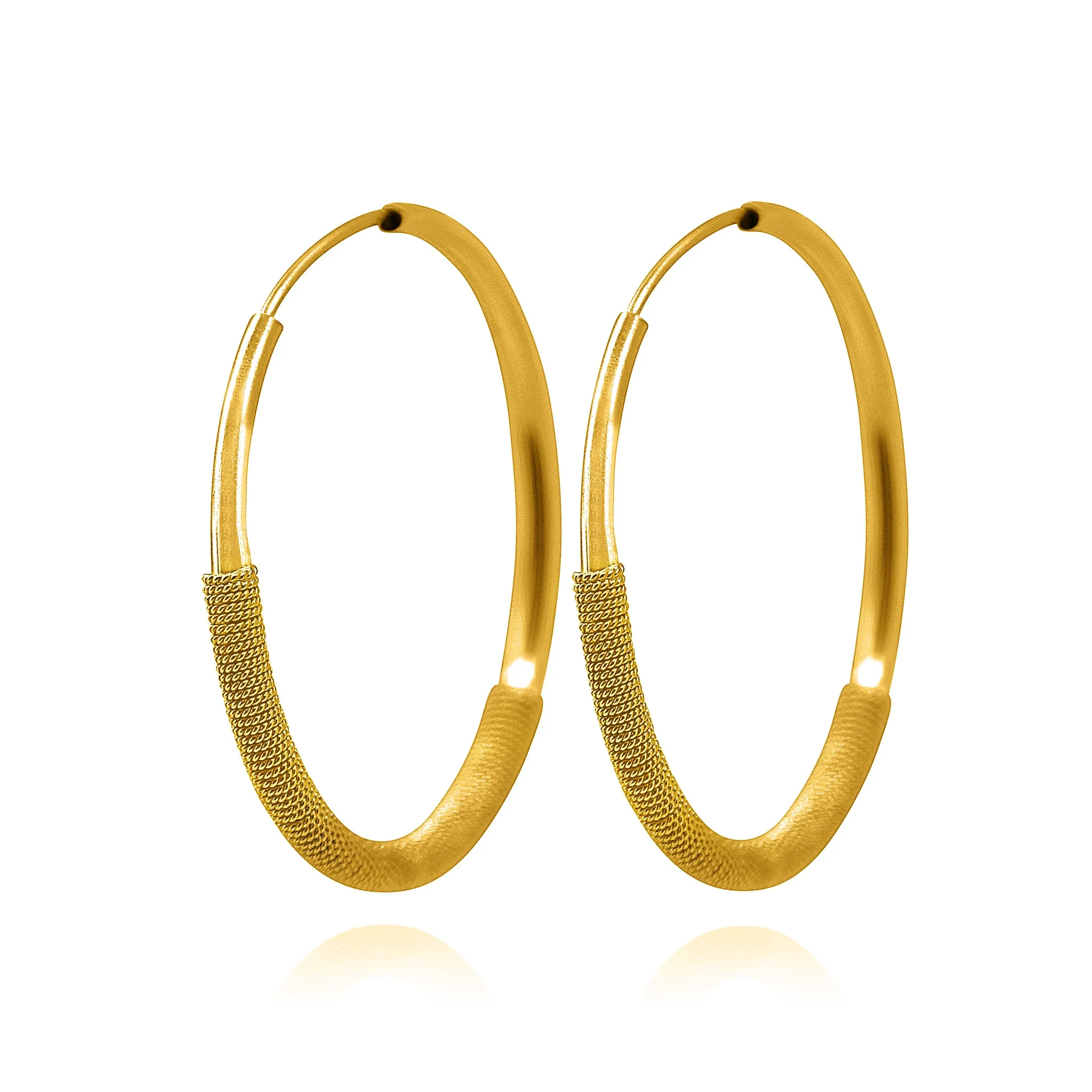 ASHER GOLD HOOPS