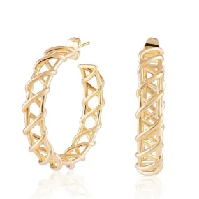 Asher hoops by Sahira