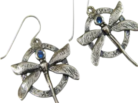 Bluenoemi Israeli Jewelry Dragonfly Feminine Earrings for Woman