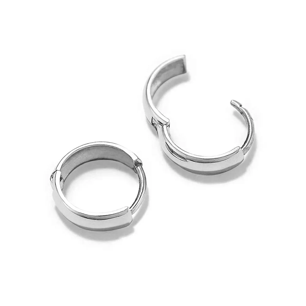 Bold Huggie Hoop Earrings