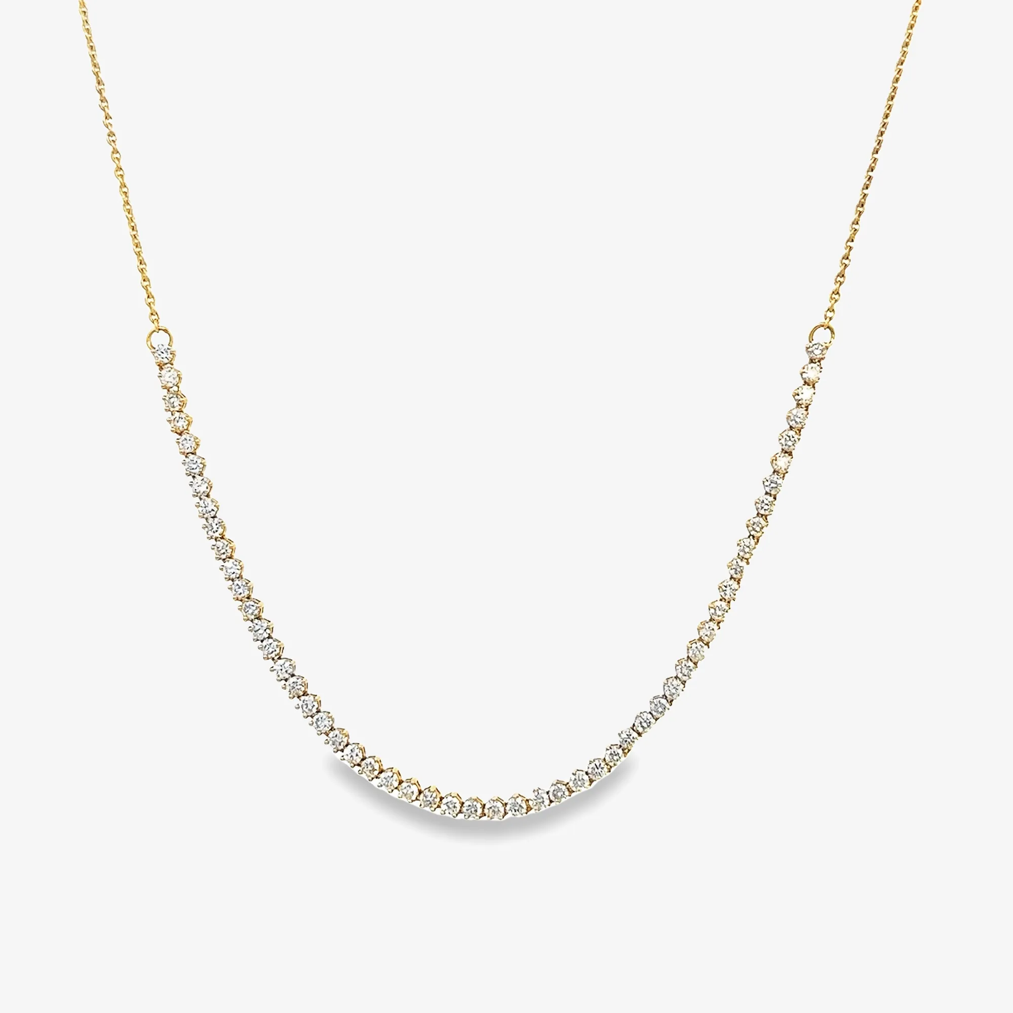 Diamond Cable Link Necklace