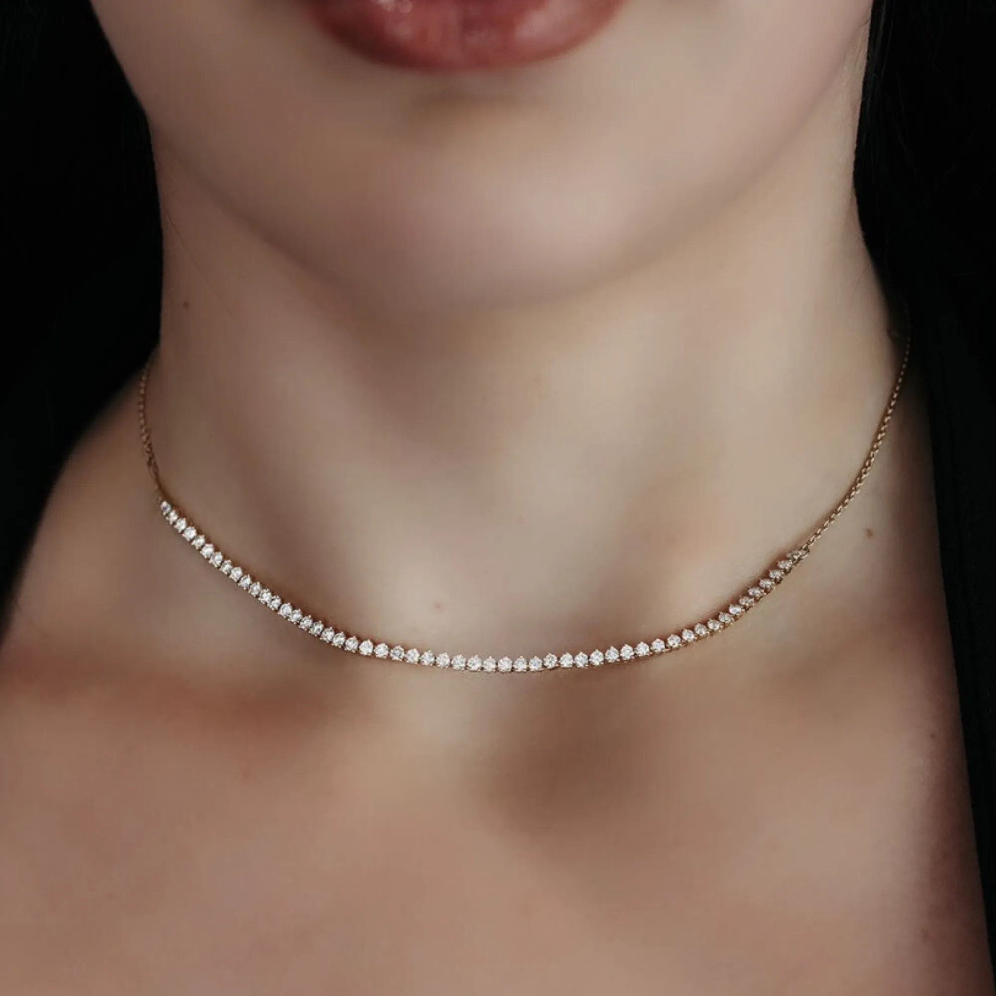 Diamond Cable Link Necklace