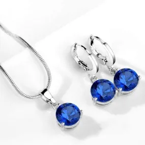 Drops of Jupiter Bright Royal Blue Gem Set