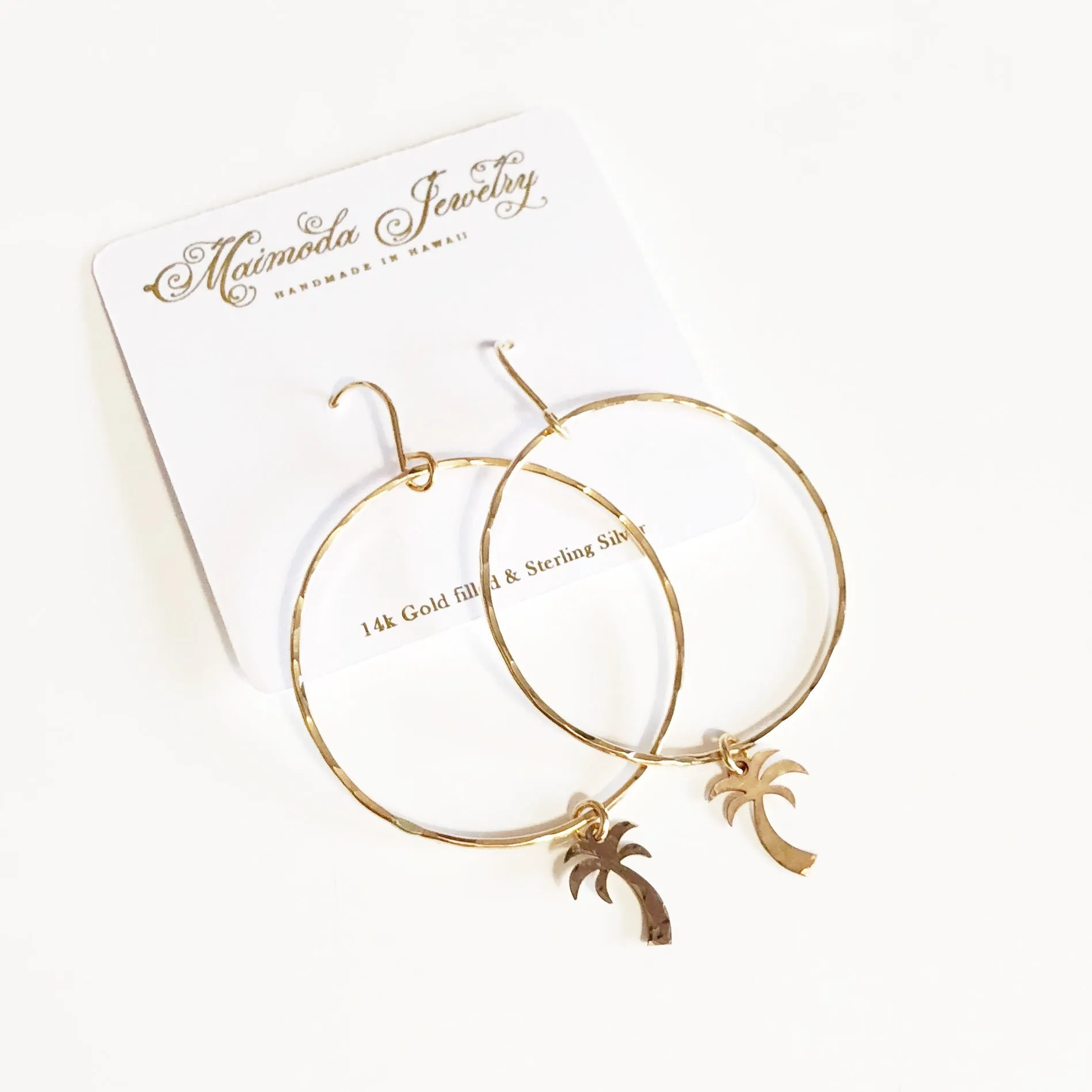 Earrings LULU - palm tree