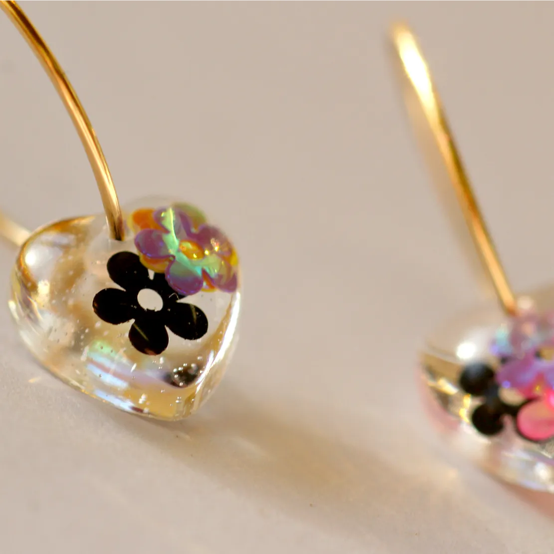 Flower Power Venus Hoops