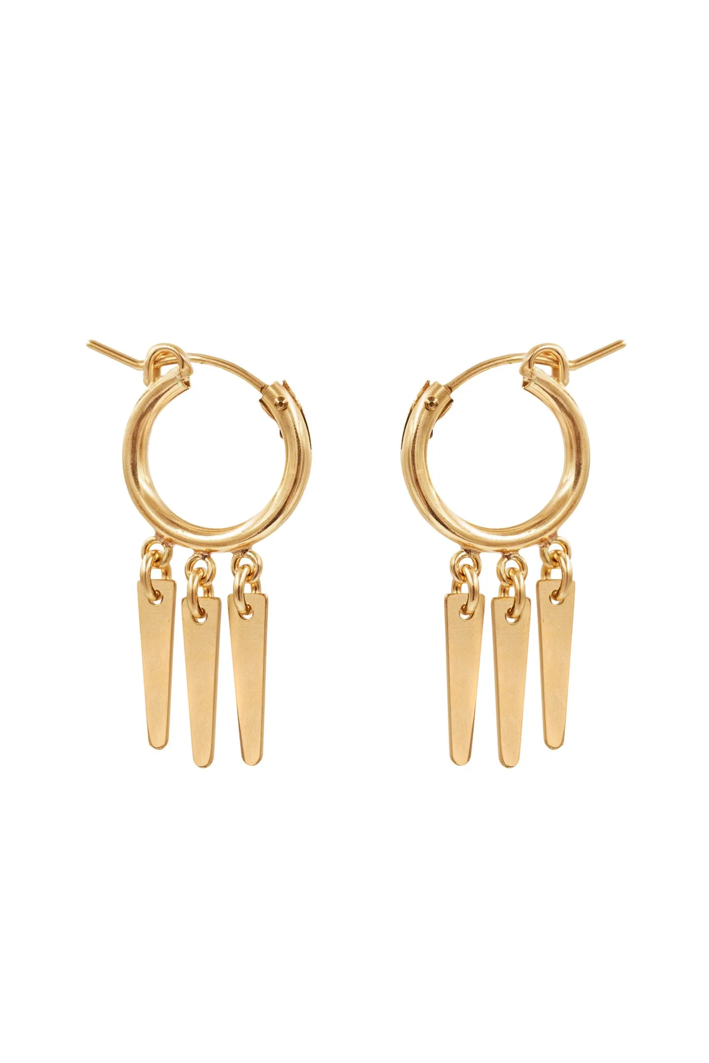 Fringe Hoop Arrow Earring