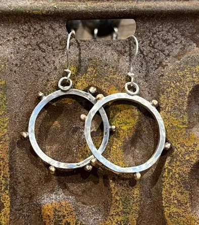 Fun and Fancy Hoop Dangle Earrings