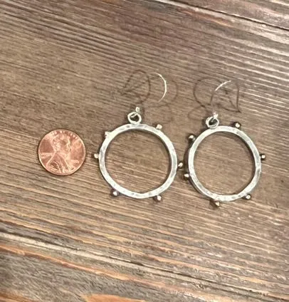 Fun and Fancy Hoop Dangle Earrings