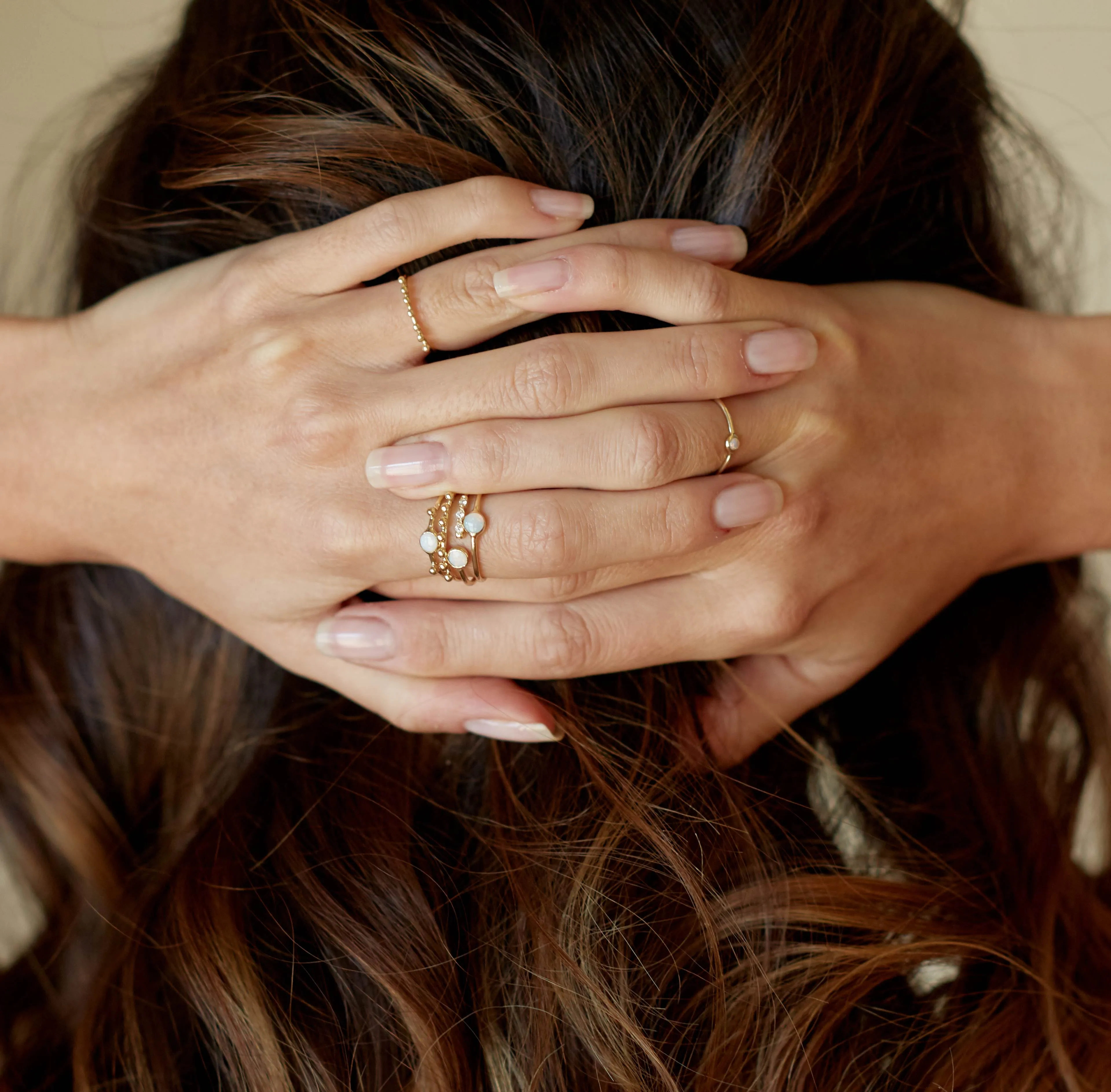 Gold Ball Ring