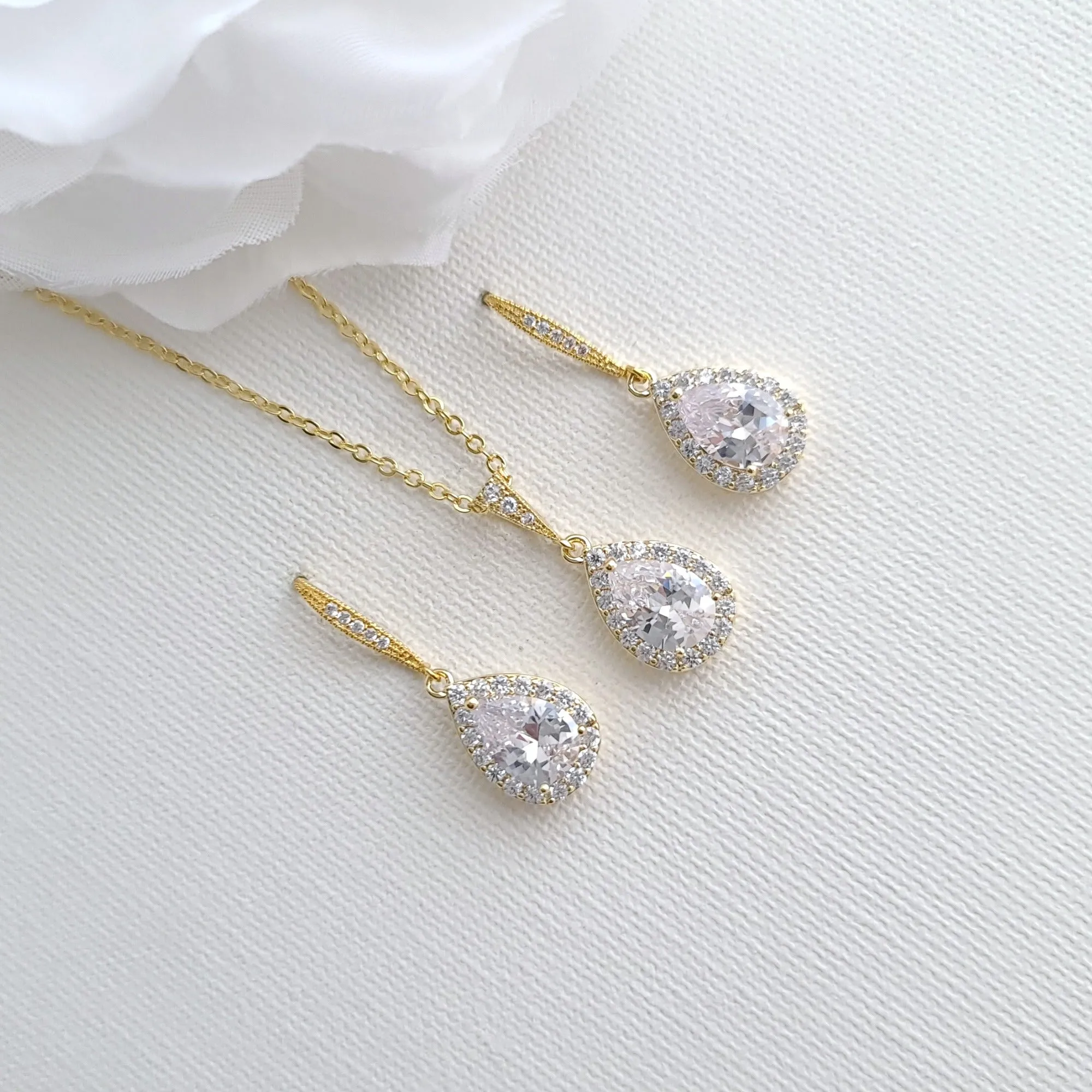 Gold Bridesmaids Jewelry Gift-Emma