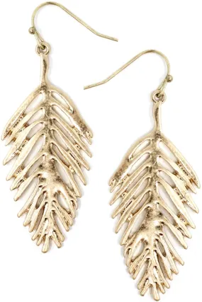 Gold Leaf Earrings