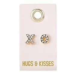 Hugs & Kisses Stud Earrings