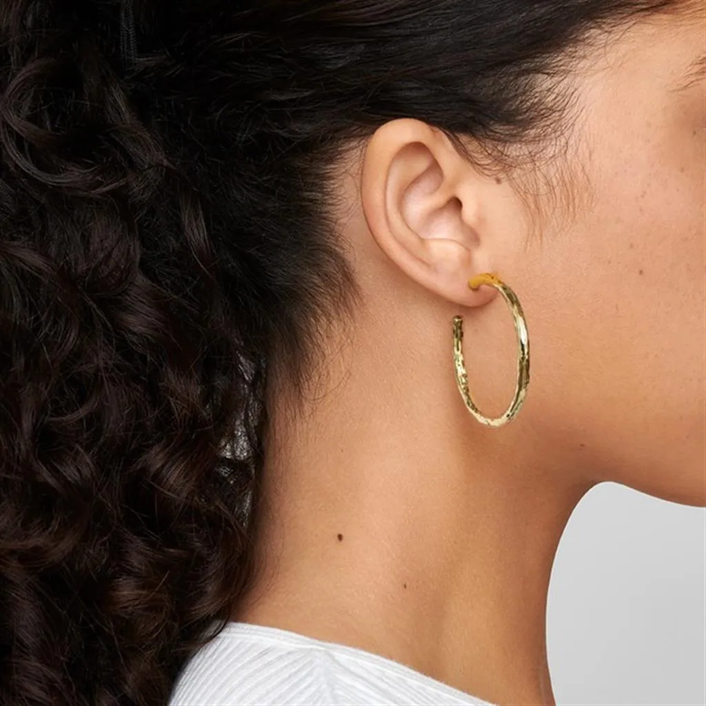 IPPOLITA Classico Medium Hammered Hoop Earrings