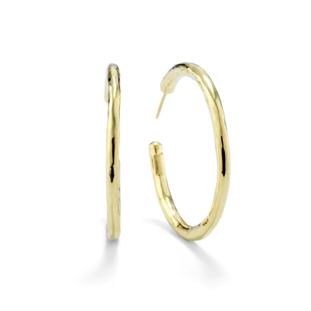 IPPOLITA Classico Medium Hammered Hoop Earrings