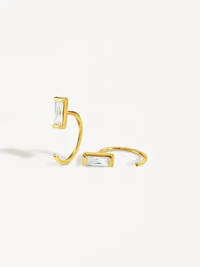 Iva Huggie Hoop Earrings