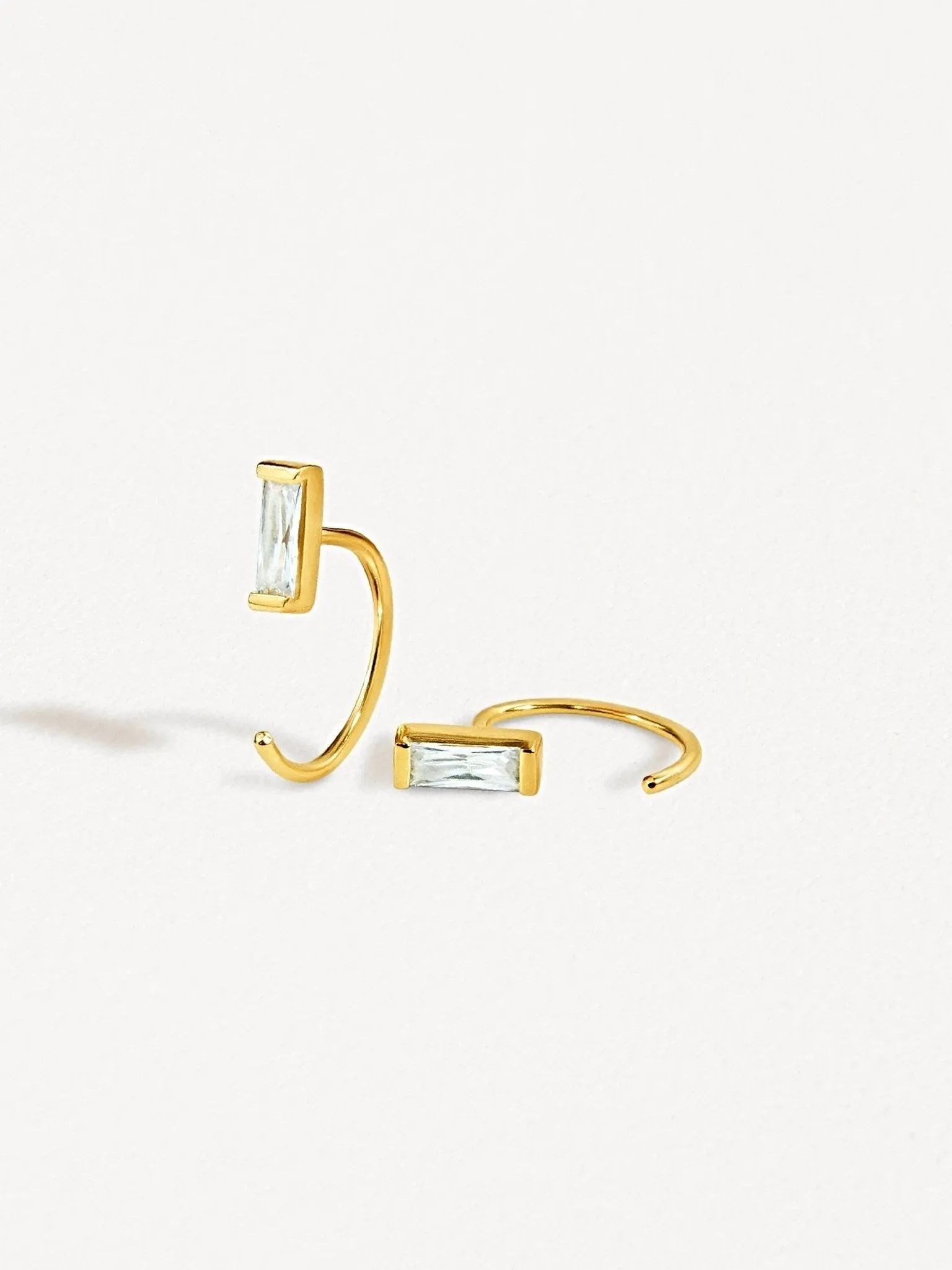 Iva Huggie Hoop Earrings