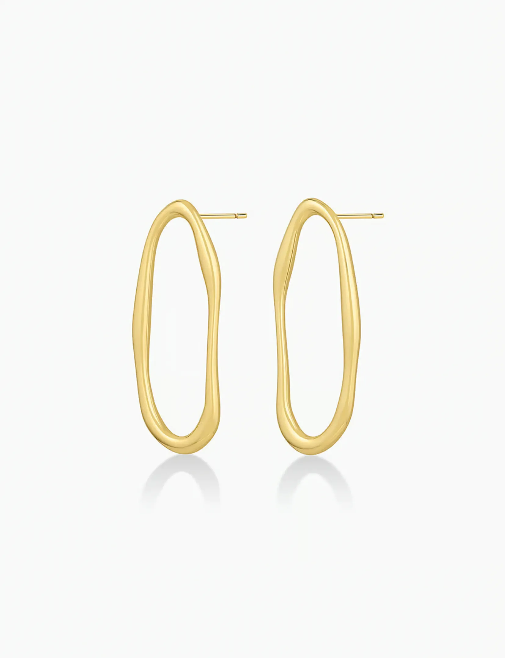 Jagger Studs, Gold Plated