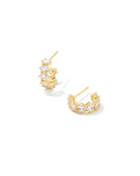 Kendra Scott Cailin Crystal Huggie Hoop Earrings