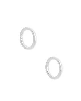 Kendra Scott Keeley 10mm Huggie Hoop Earrings in Sterling Silver