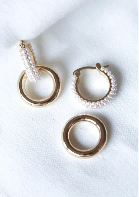 Kinsey Designs - Holland Pearl Hoop Earrings