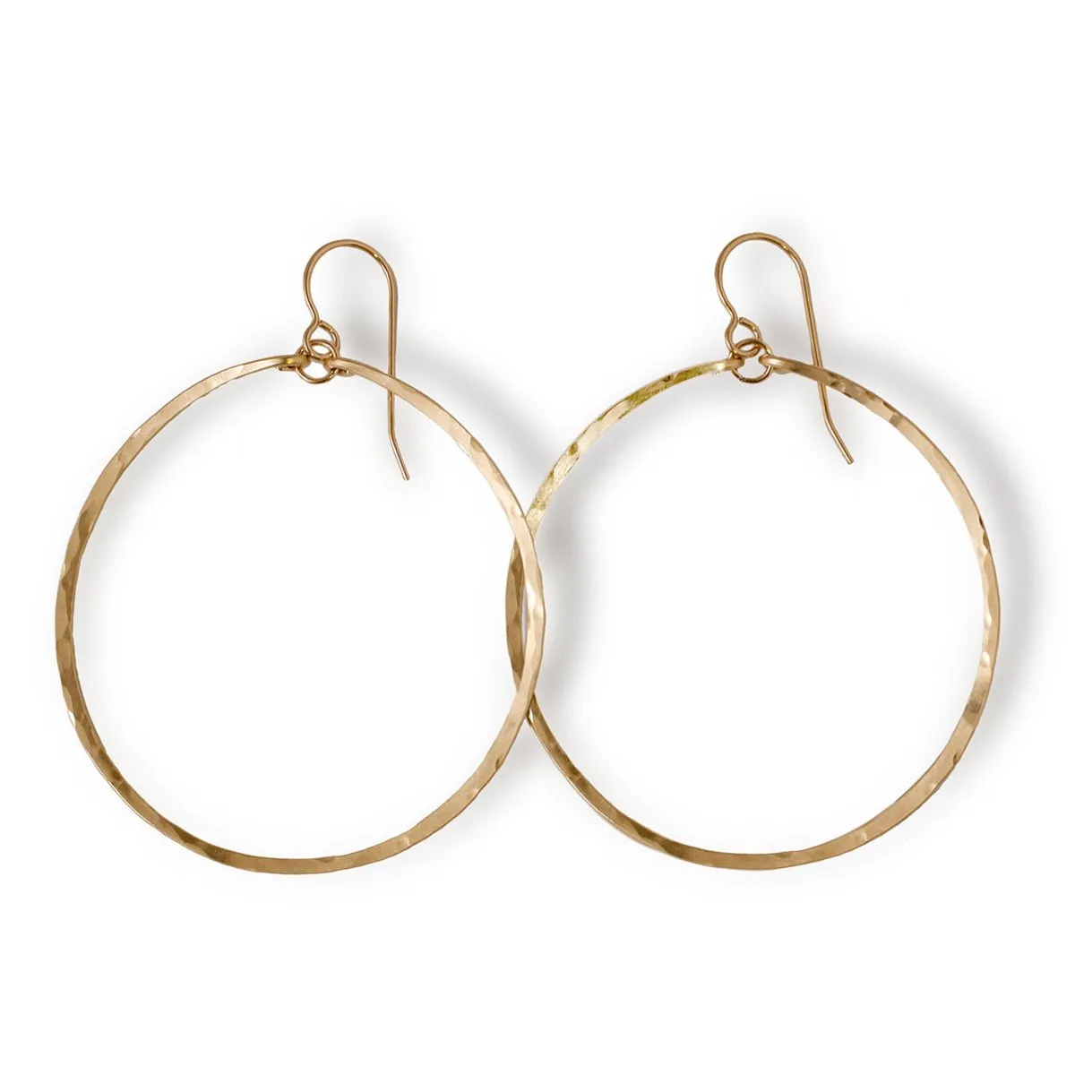 Large Round Hoop Earrings