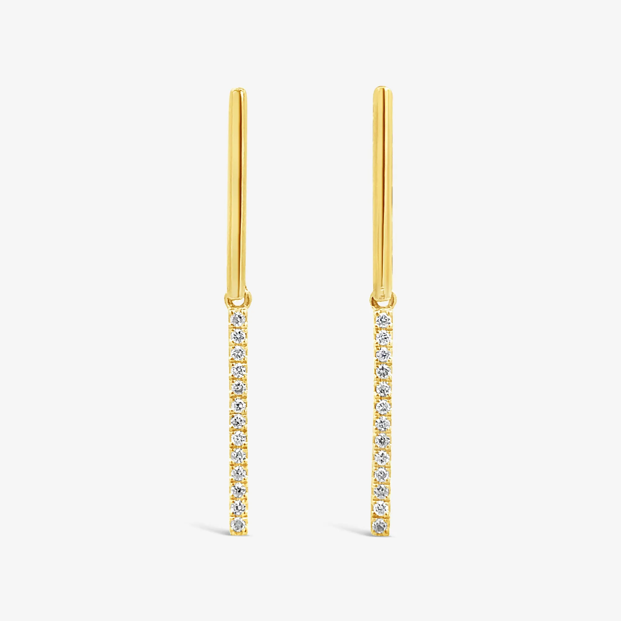 Linear Bar Dangle Earrings