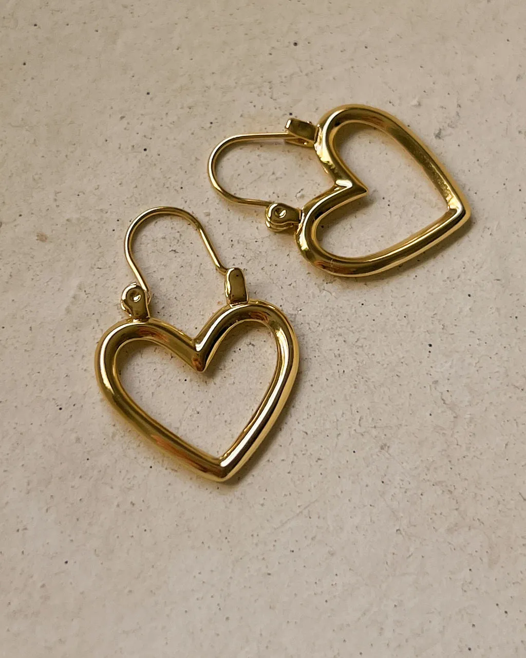 Luv Aj Mini Heartbreaker Hoops Earrings in Polished 14k Gold