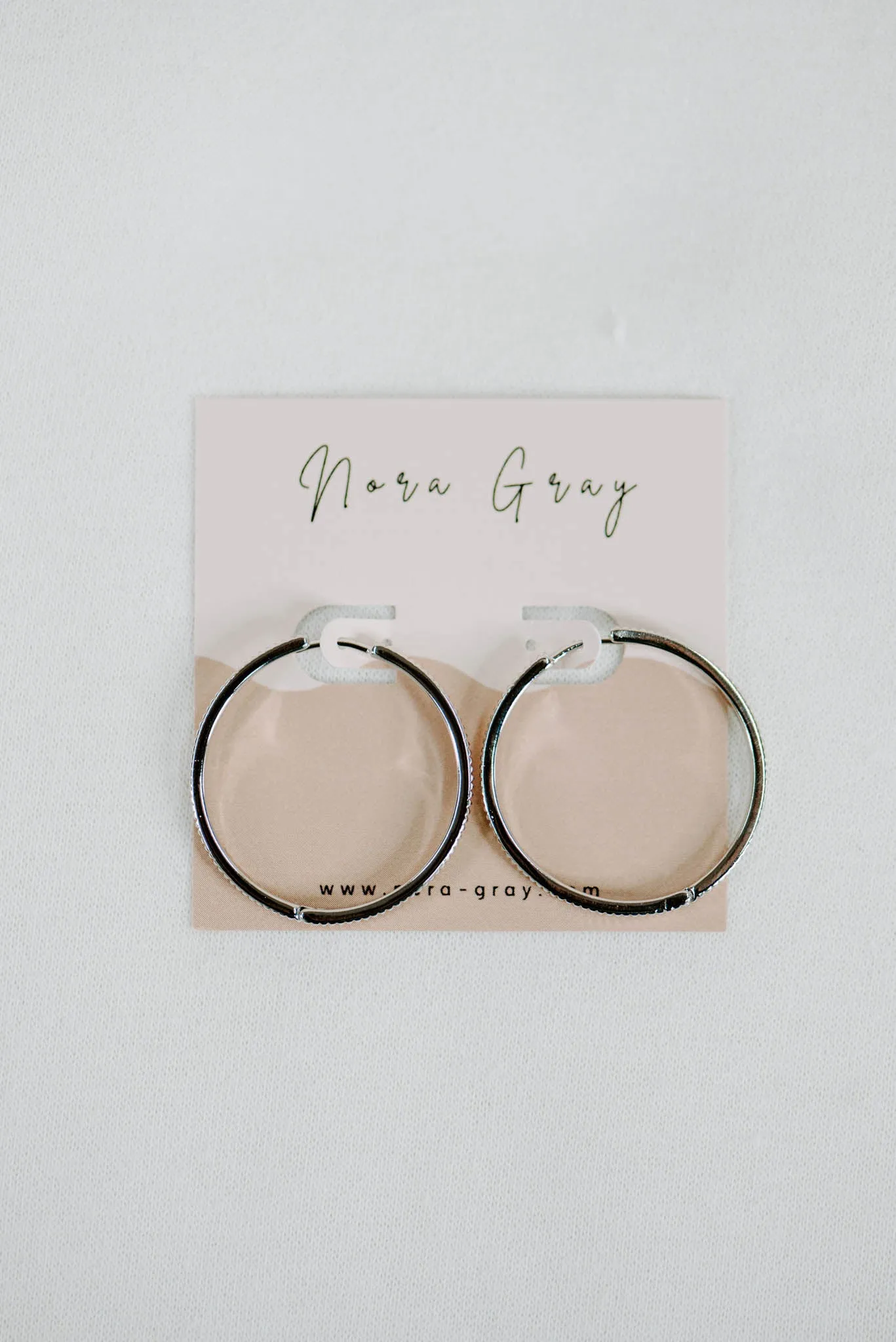 Mason Textured Huggie Hoops