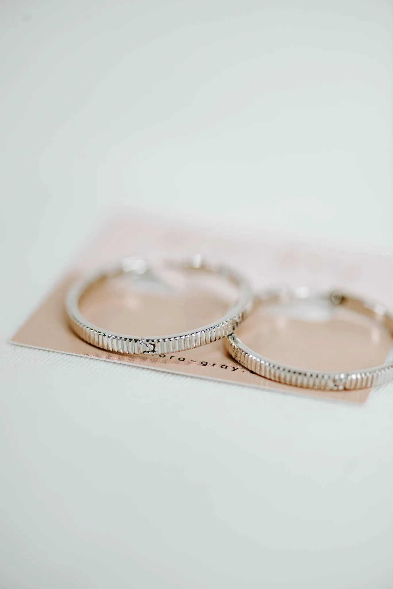 Mason Textured Huggie Hoops