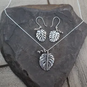 Monstera Deliciosa Jewelry Set