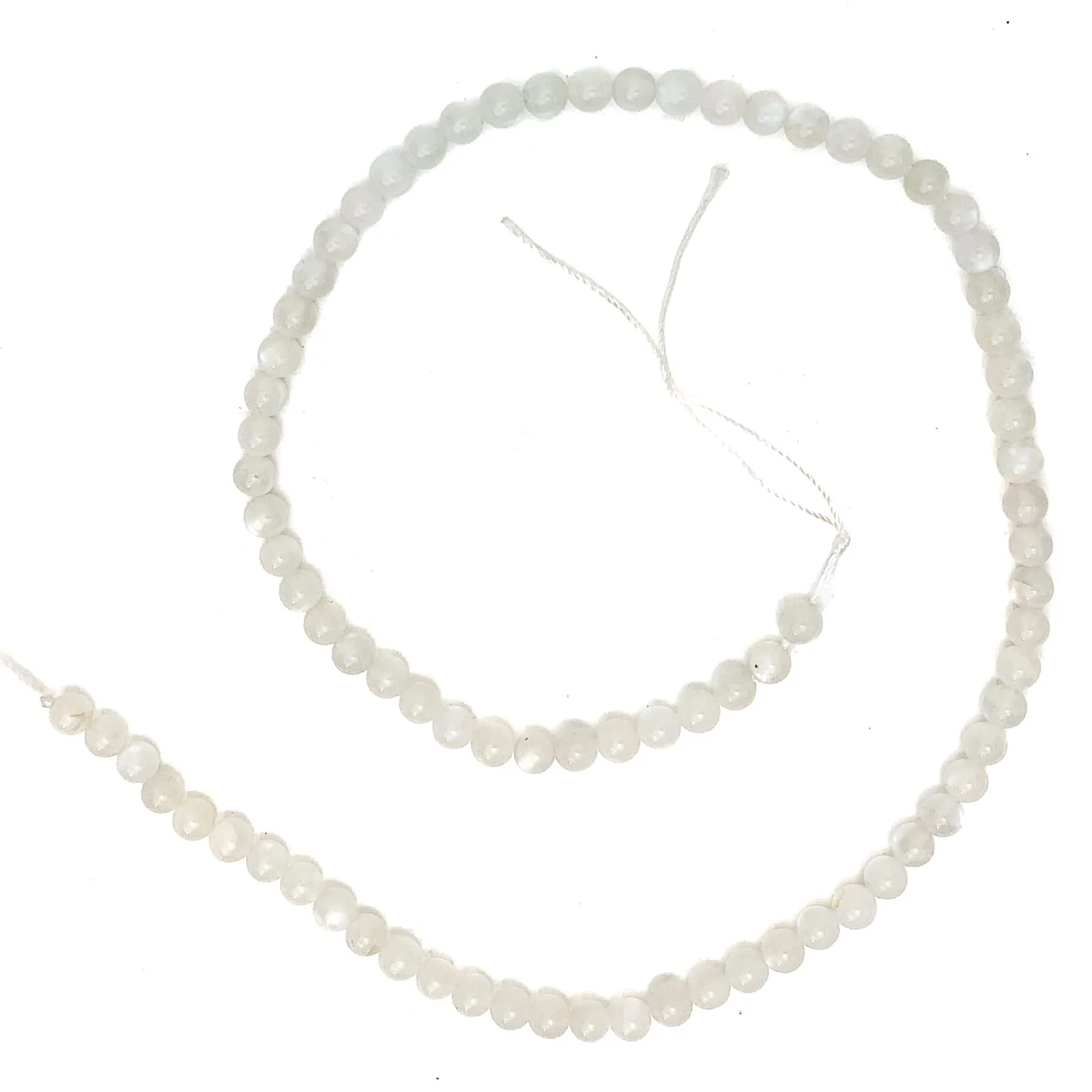 Moonstone 5mm Smooth Rounds Bead Strand