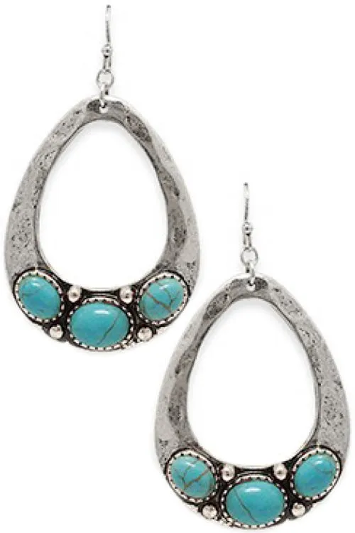 Multi Teardrop Dangling Earrings