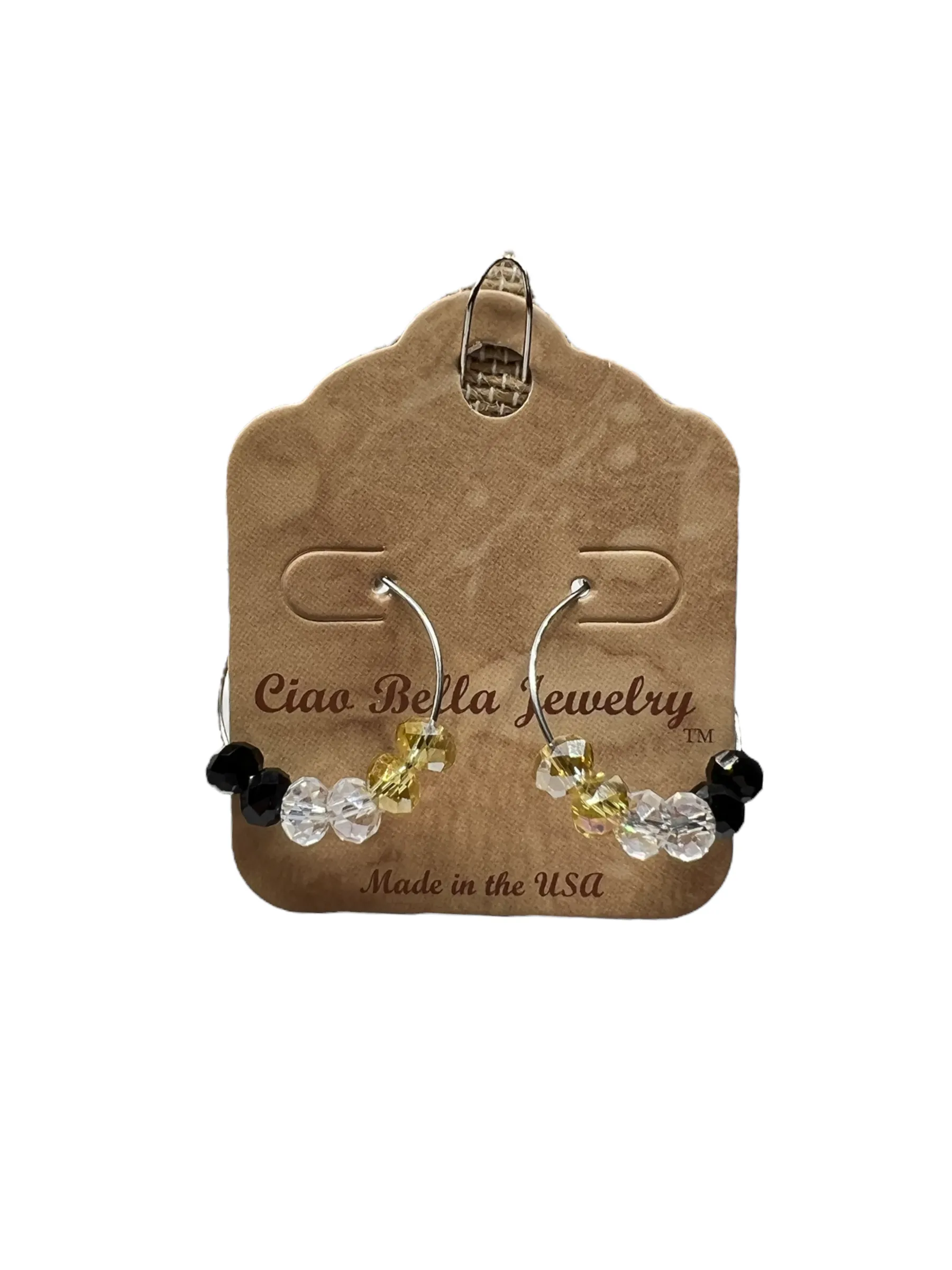 Pittsburgh Black & Gold Sports Team Spirit Jewelry