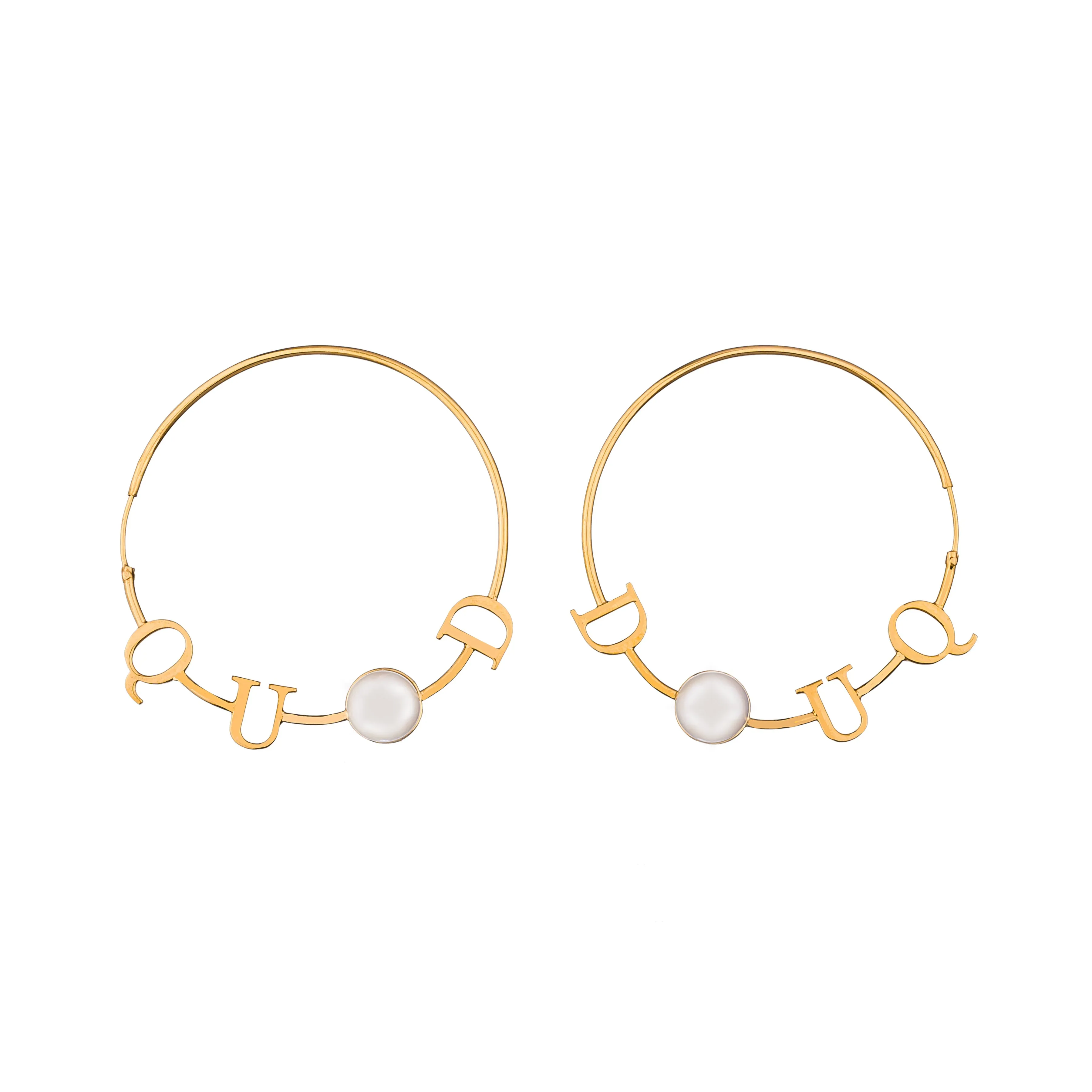 QUOD Pearl Hoops