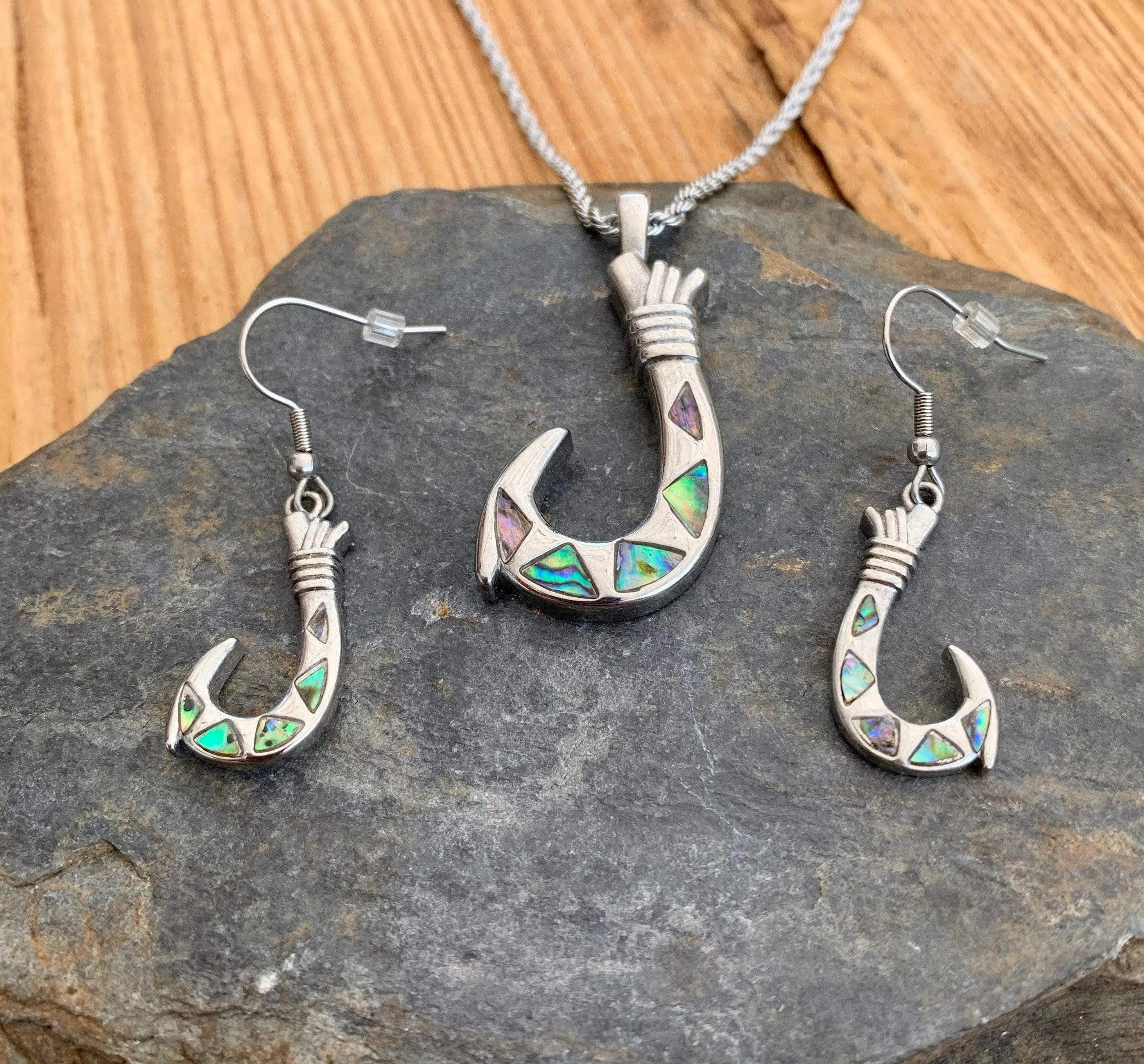 Sea Shell - Fishing Hook Earrings - SK2569E