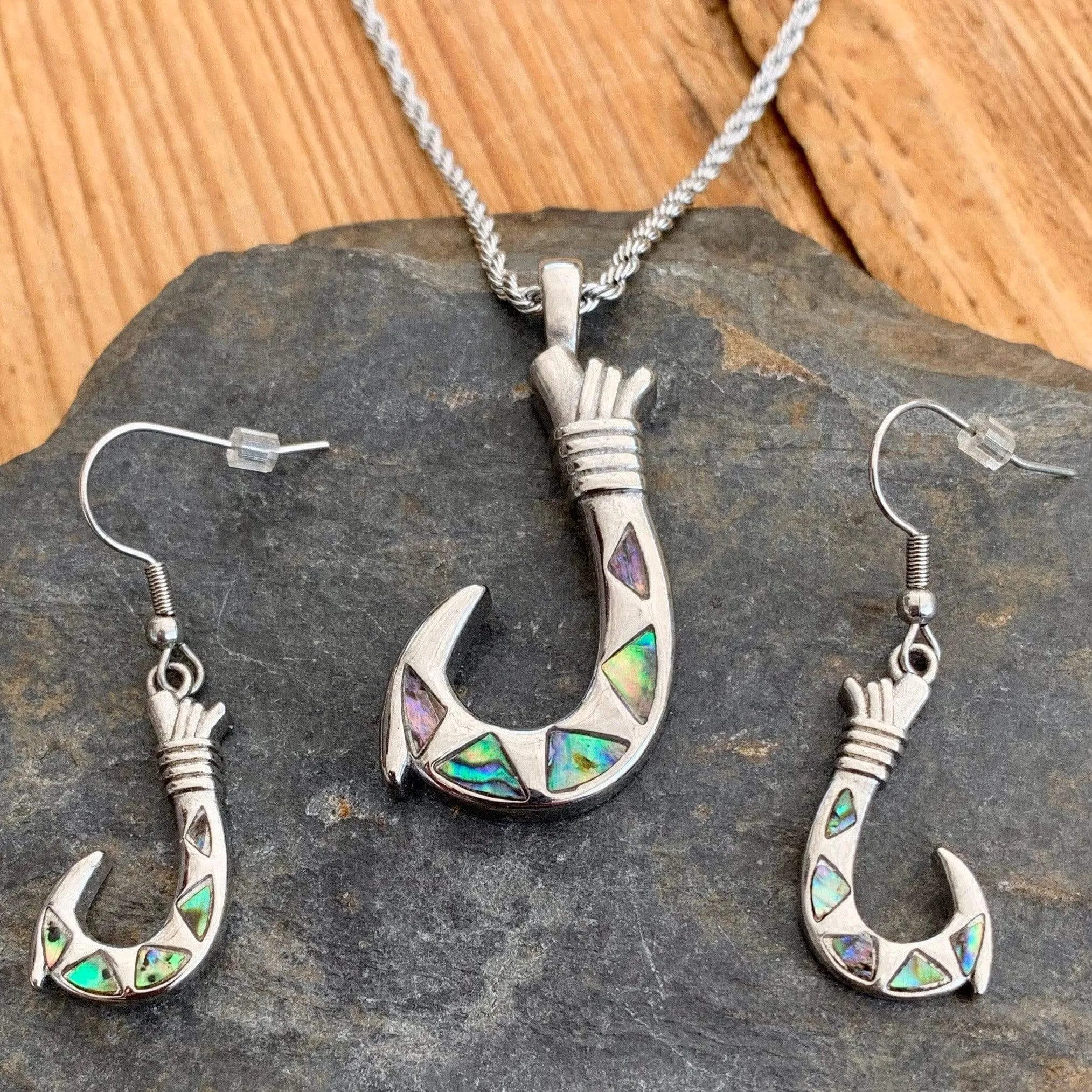 Sea Shell - Fishing Hook Earrings - SK2569E