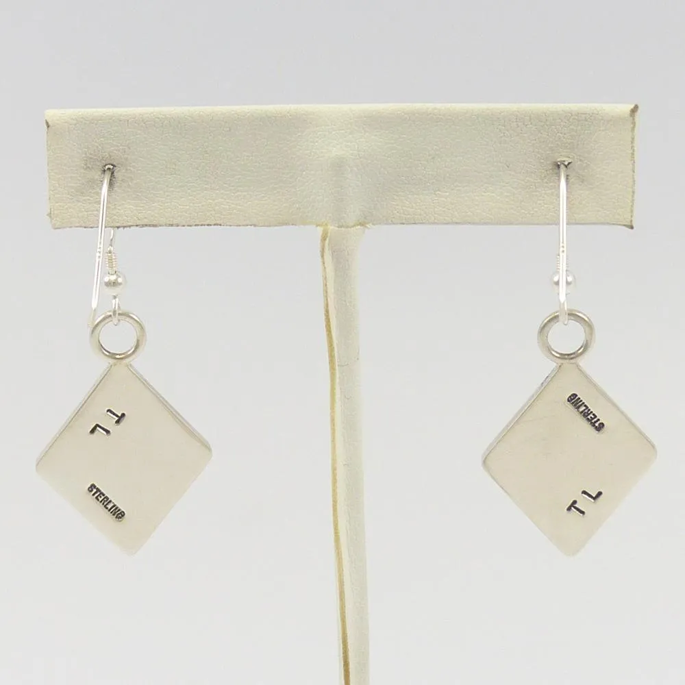 Silver Diamond Earrings