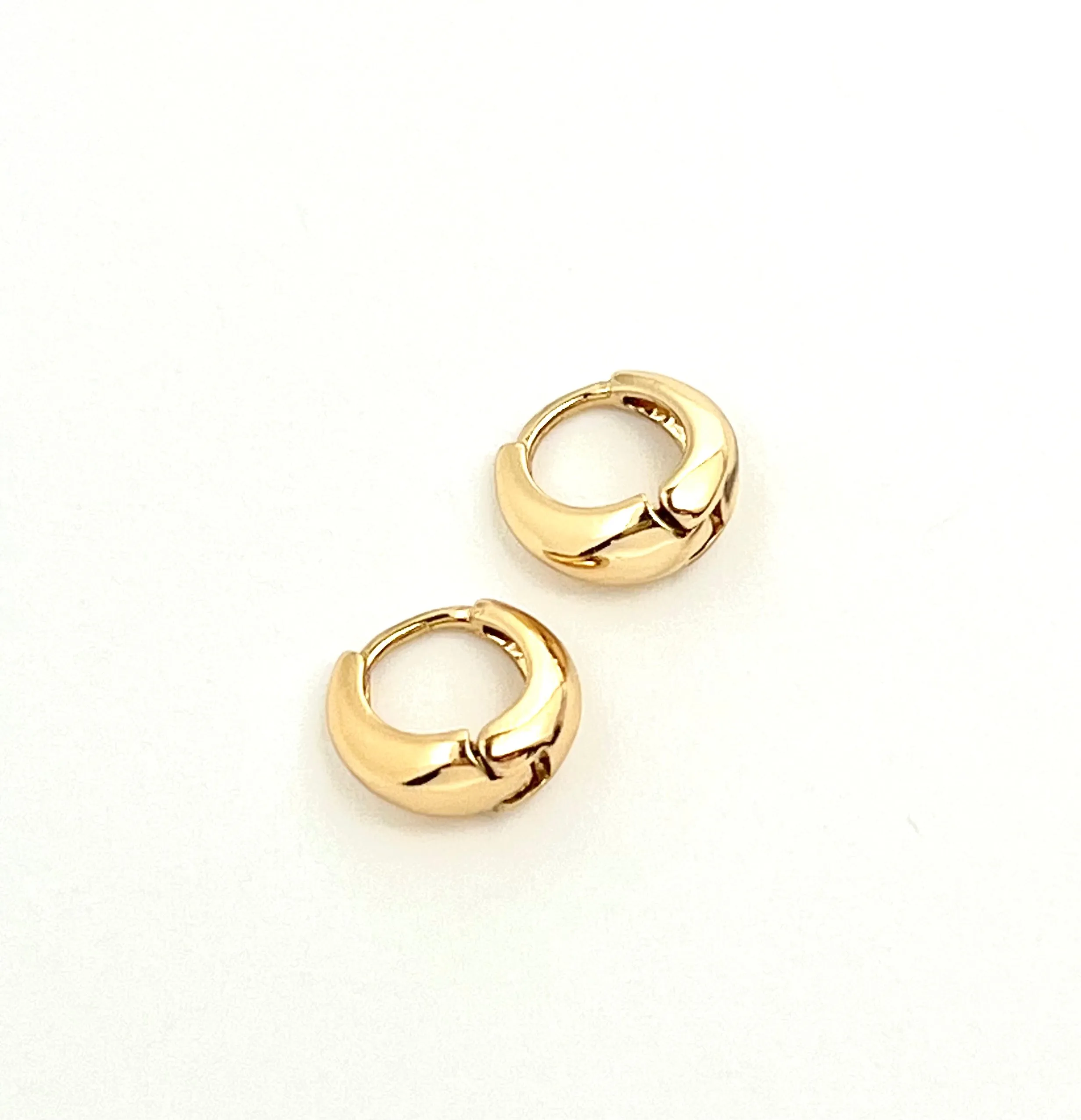 Small Gold Mini Huggie Hoop Earrings