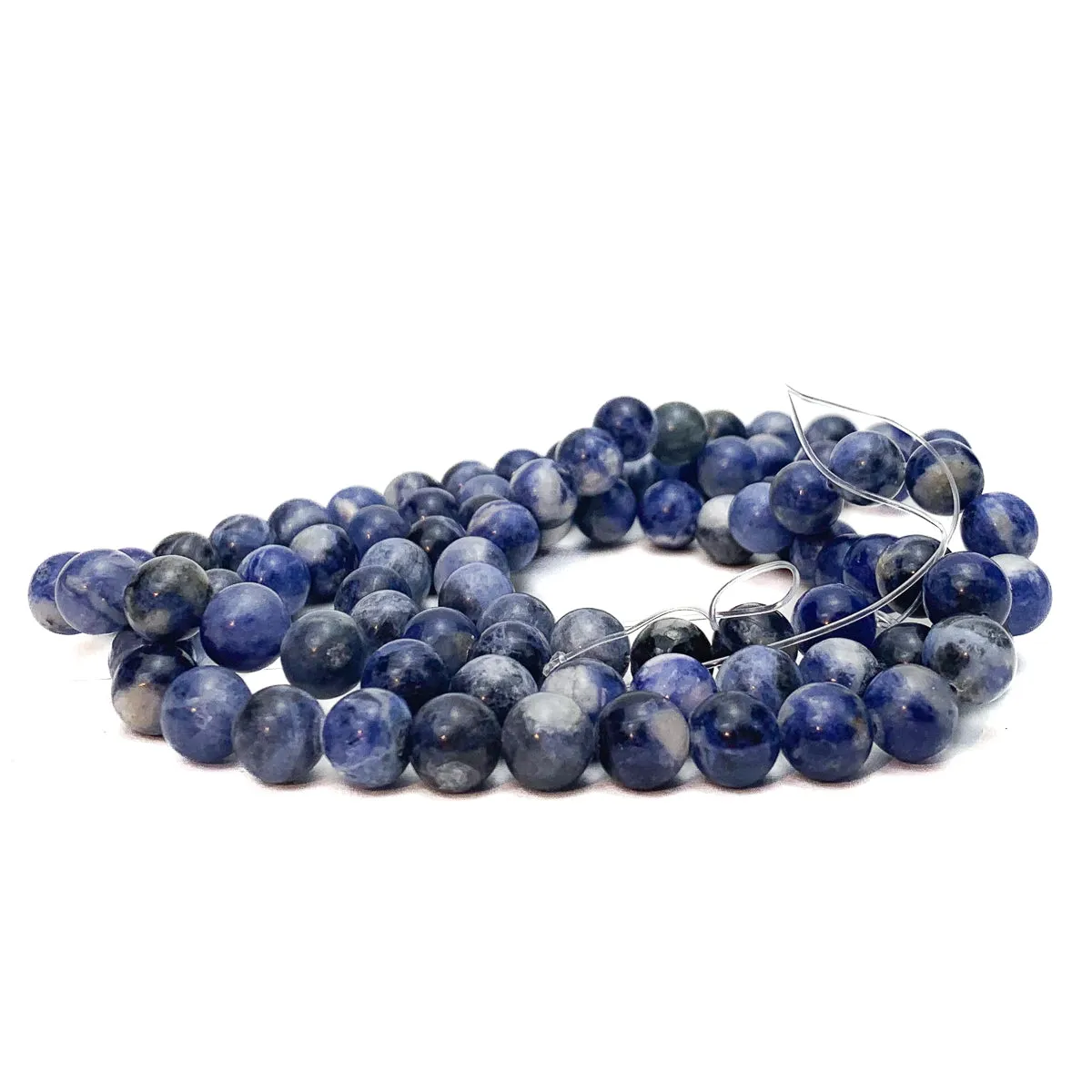 Sodalite 8mm Smooth Rounds Bead Strand