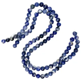 Sodalite 8mm Smooth Rounds Bead Strand