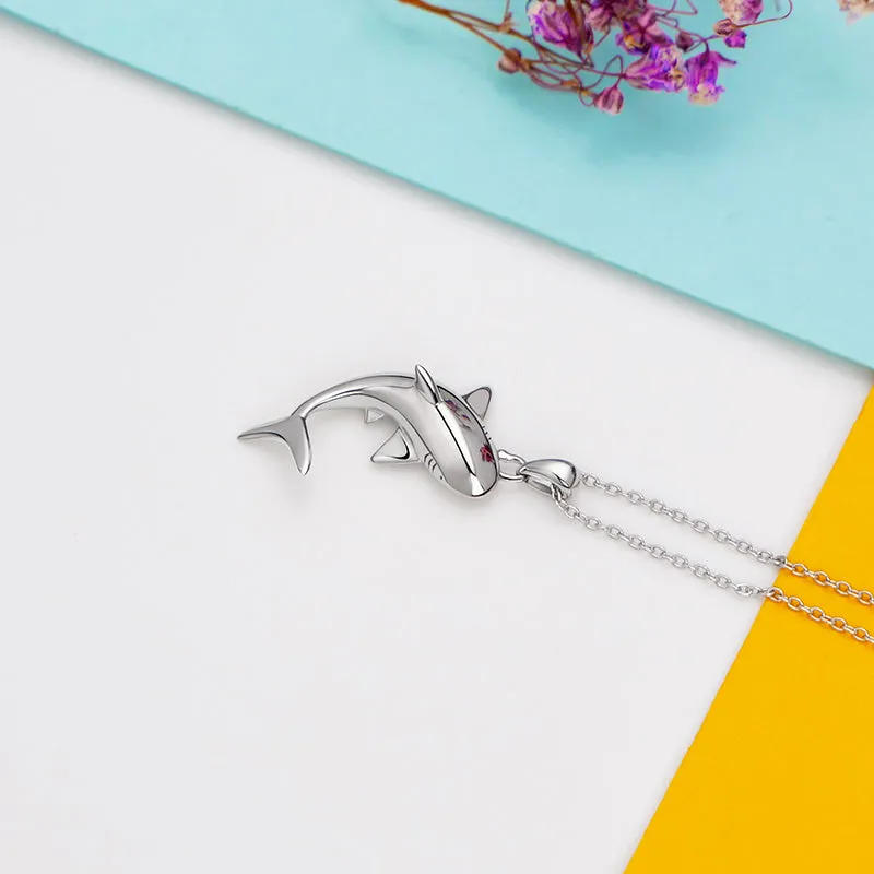 Solid 14K Gold 18K Gold Shark Necklace for Women Necklace Christmas Gifts Birthday Gifts for Her