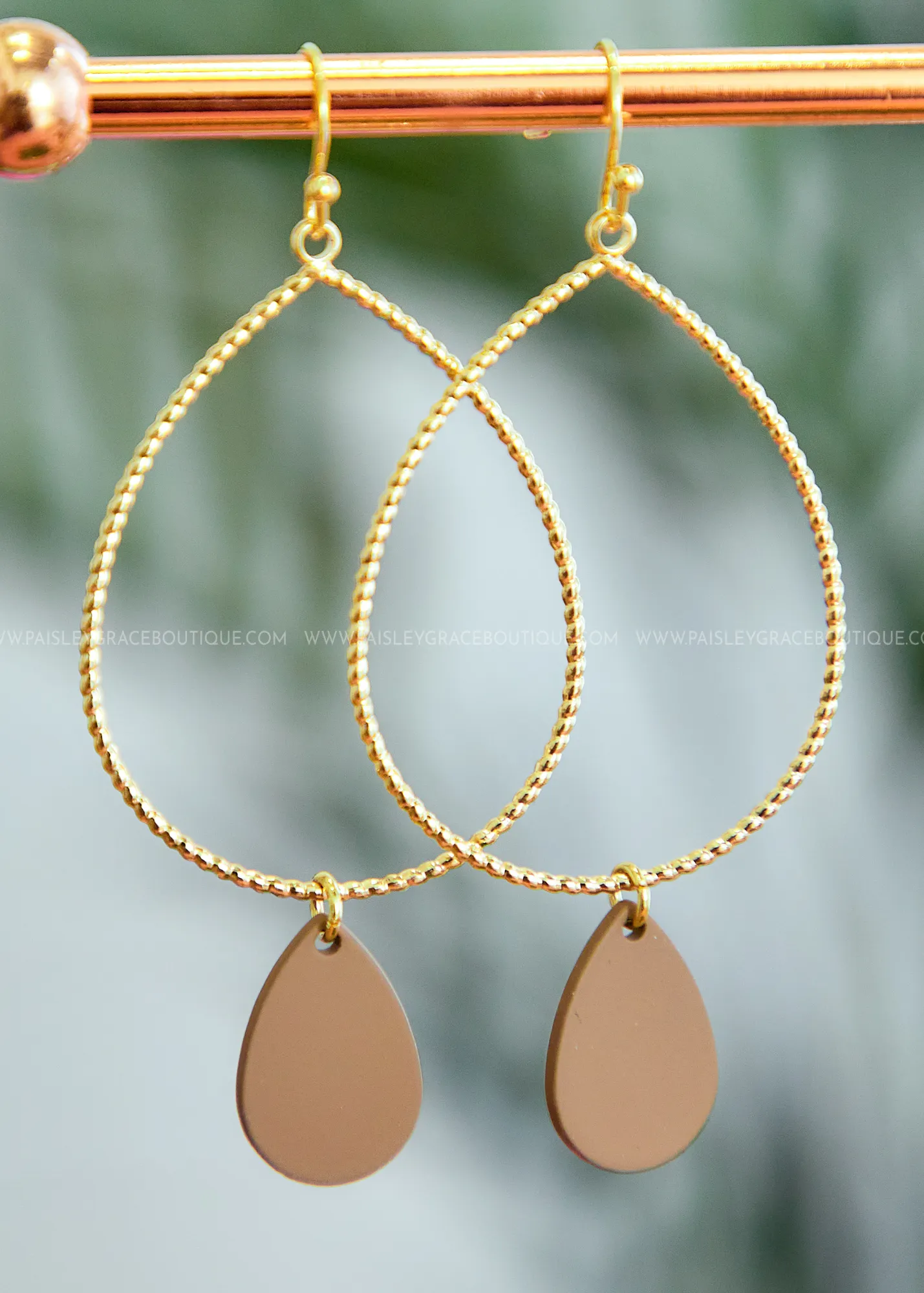 Tansy Dangle Teardrop Earrings - 2 colors