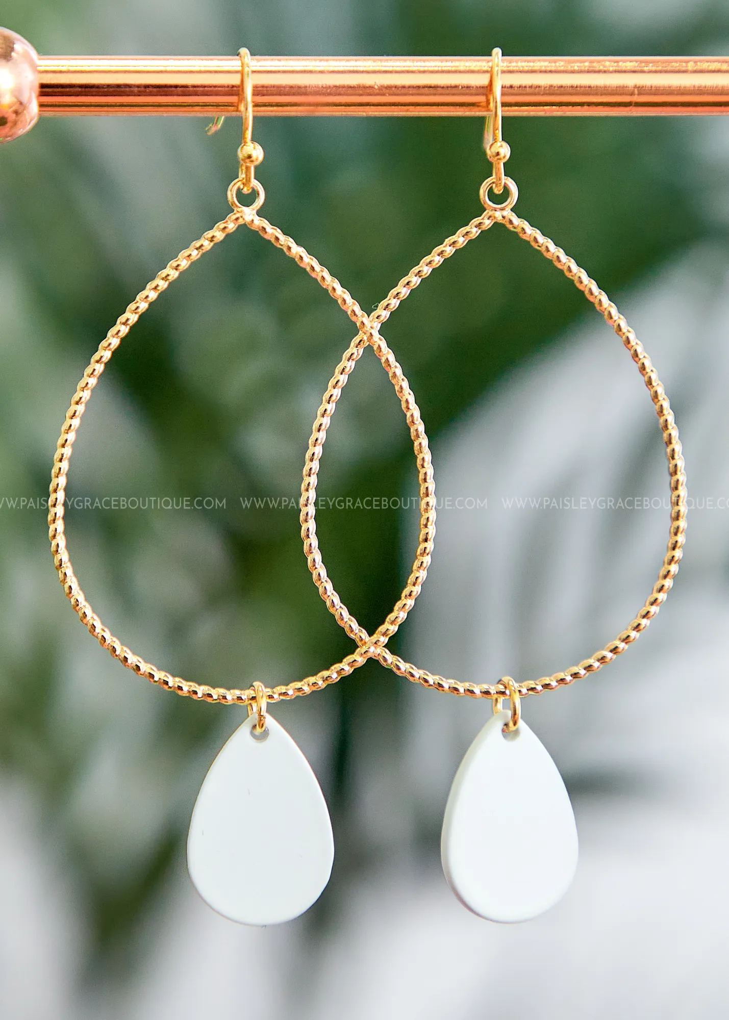 Tansy Dangle Teardrop Earrings - 2 colors