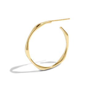 THE COCO HOOP - 18k gold plated