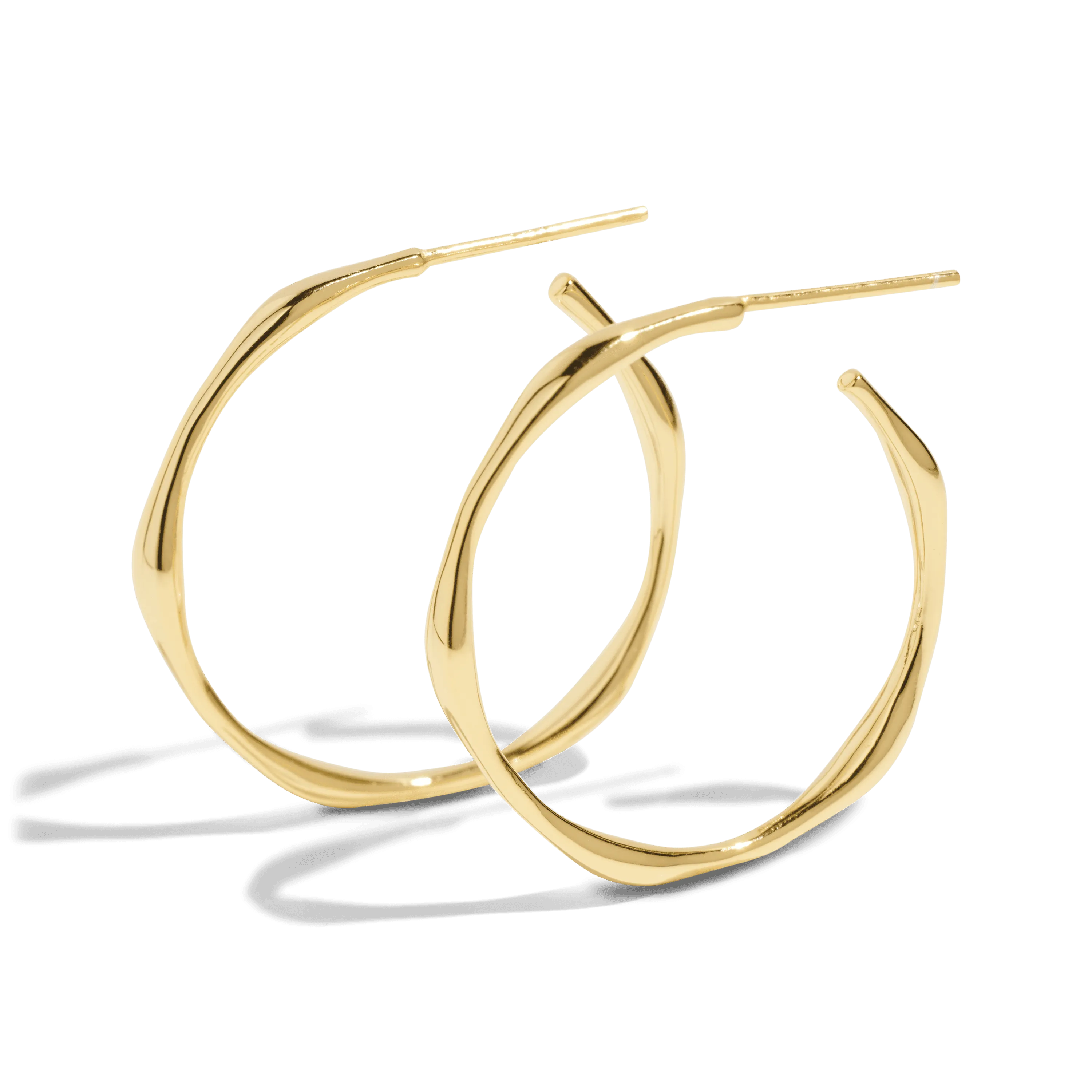 THE COCO HOOP - 18k gold plated