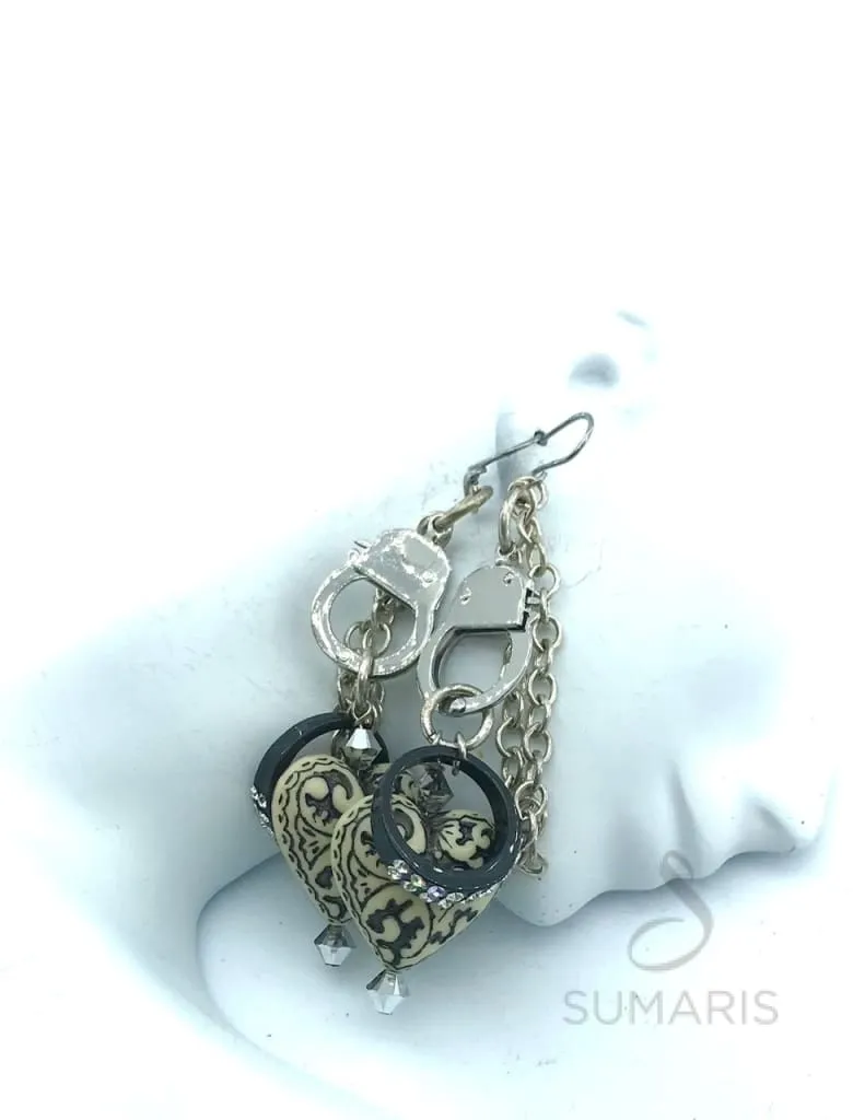 TIES THAT BIND OOAK STATEMENT EARRINGS